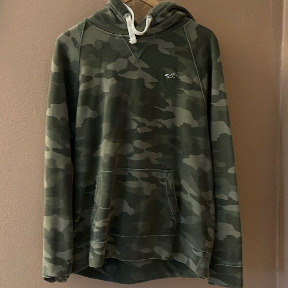 Camo hollister sweater